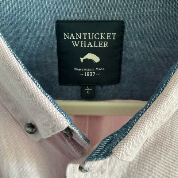 Nantucket Whaler Men’s New W Tags Oxford Shirt Size L - Picture 8 of 8